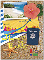 Select a verse or write your own. Travel Logo Card D4110U-V
